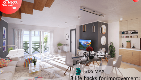 3 life hacks for improvement how to create an incredible interior in 3ds Max